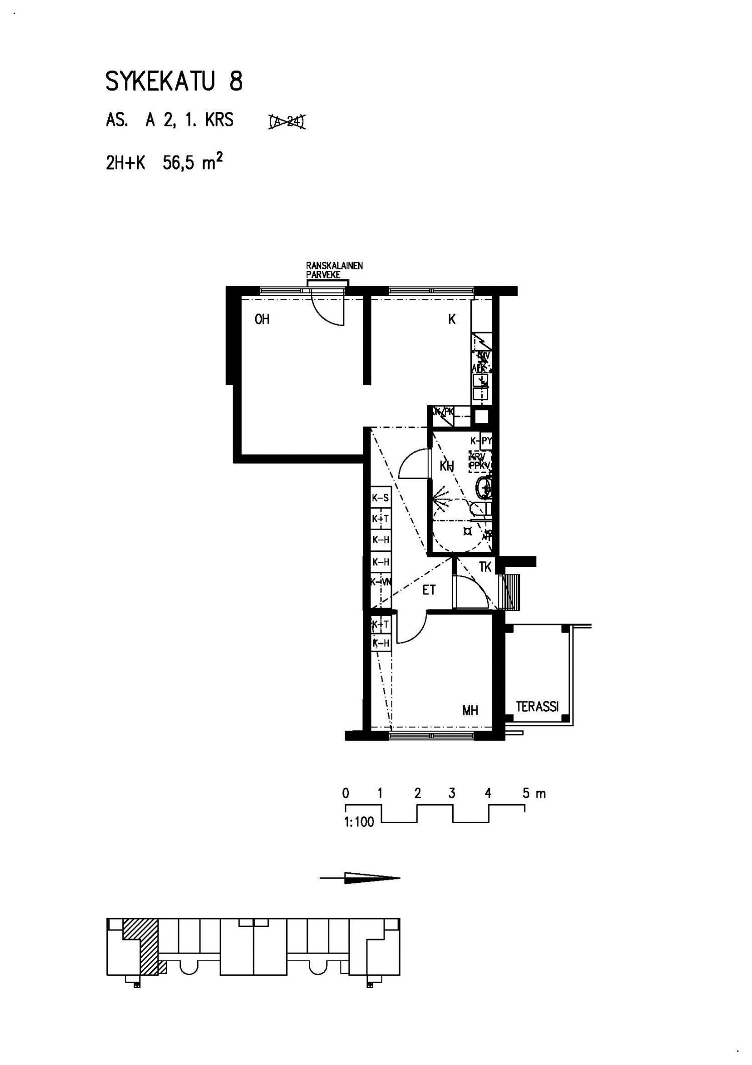 pohjakuva sykekatu 8 a 2 (id 2829)
